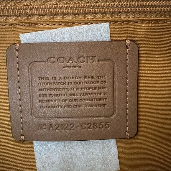 New💃Coach Rori Shoulder Bag Colorblock Signature Canvas - Picture 10 of 11